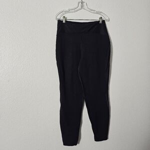 Black  Lululemon High-Waisted Leggings Sz 10